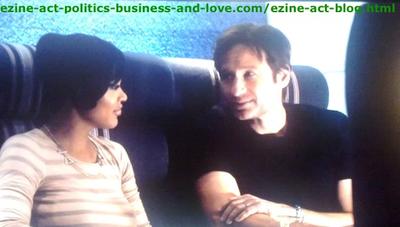 Hank Moody (David Duchovny) Hunting Love Everywhere, Even in Airplane with a Girl He Met for the First Time in the Airplane.