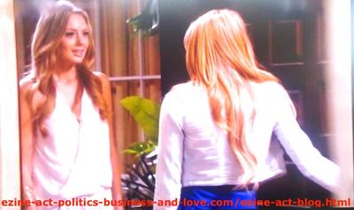 The First Time Chloe Carter (Cynthia Kowalski) Visited Adriana Masters (Haley King) to Help Her Get Rid of Loren Tate (Brittany Underwood), in Hollywood Heights.