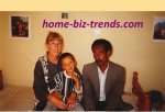 Home Biz Trends Home Page: Journalists Khalid Osman, Jenny Street and Son.