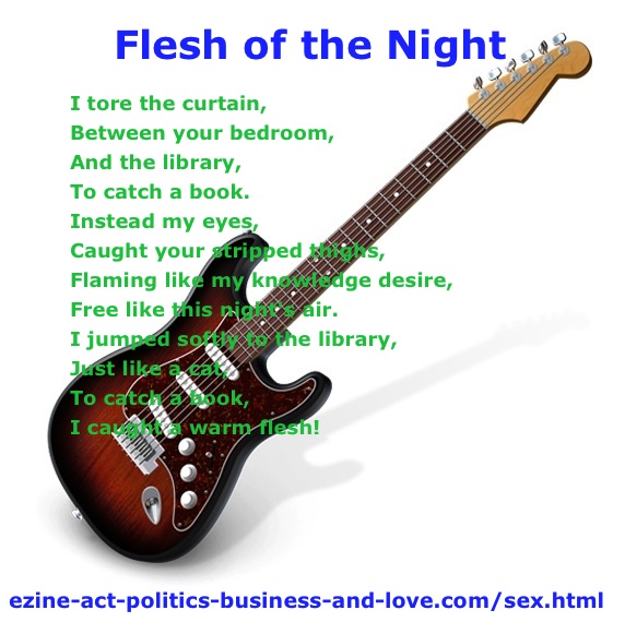 Sex Shades in Flesh of the Night, English Poetry by Khalid Osman