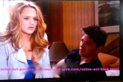 Adriana Masters (Haley King) Told her Boyfriend Phil Sanders (Robert Adamson) that She is Pregnant in Hollywood Heights.