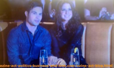 Loren Tate (Brittany Underwood) and Eddie Duran (Cody Longo) in Hollywood Heights.