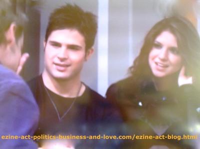 Eddie Duran (Cody Longo), Max Duran (Carlos Ponce) and Loren Tate (Brittany Underwood) in a Moment of lOVE and Passion for Music in Hollywood Heights.