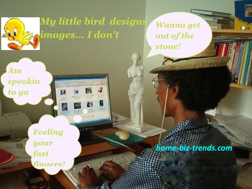 home-biz-trends.com/about-me.html - About Me: journalist Khalid Mohammed Osman getting mad at work on politics, arts, culture and literature at home biz trends blog on my computer.