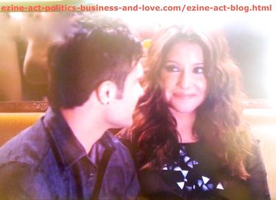 Eddie Duran (Cody Longo) and His Love Loren Tate (Brittany Underwood), While He Supported Her as a New Star in Hollywood Heights.