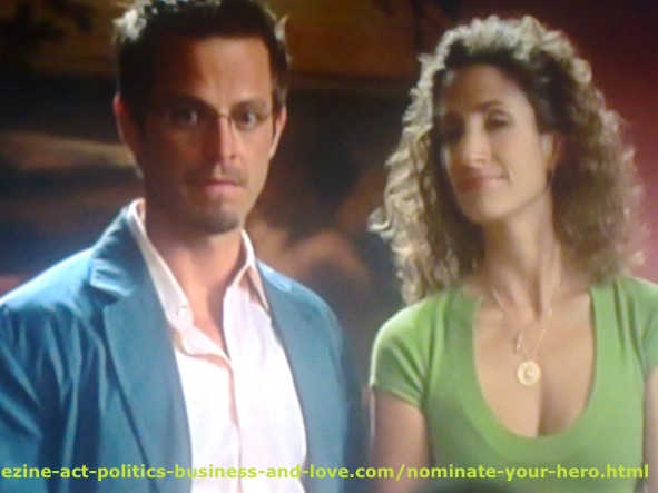 Nominate Your HERO: Carmine Giovinazzo and Melina Eleni Kanakaredes, CSI NY.