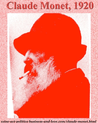 Claude Monet, Smoky Silhouette Portrait.