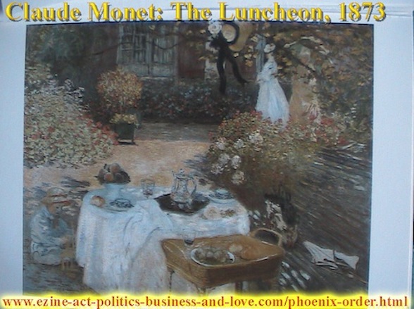 Ezine Acts Art Stores: Claude Monet, The Luncheon, 1873.