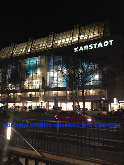 Ezine Acts Business Financing: Karstadt One Stop Business Shop, Business Centre, Germany, Berlin.