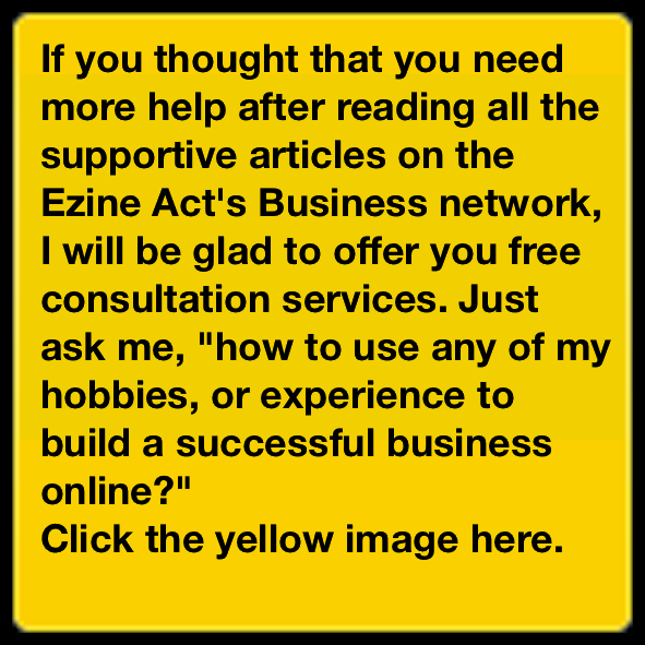 Ezine Acts Business: Consult and ask your business question!