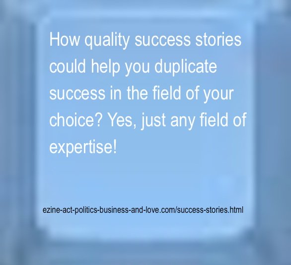 Ezine Acts Success Stories are Inspirational to Succeed in Any Field of Expertise!