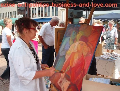 Guests: Selling Guests Fine Arts in Flea Markets, or Your Saloon.