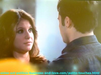 Polite Touches Between Loren and Eddie in Hollywood Heights.
