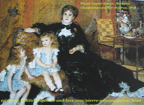 Pierre Auguste Renoir, Madame Charpentier and her Children, 1878