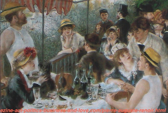 French Painter, Pierre Auguste Renoir, The Luncheon of the Boating Party, 1880-1881