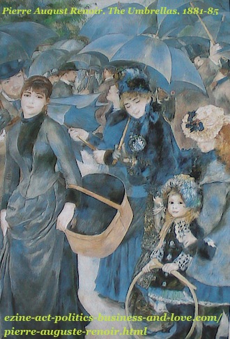 French Painter, Pierre Auguste Renoir, The Umbrellas, 1881-1885