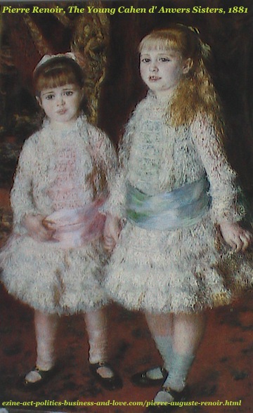 Pierre Auguste Renoir, The Young Cahen d'Anvers Sisters, 1881