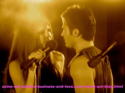 Loren Tate (Brittany Underwood) Sharing Love Song with Eddie Duran (Cody Longo) in Hollywood Heights.