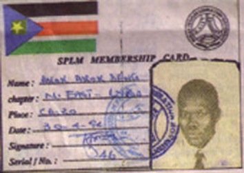 Refugees: Deng Akok, SPLM Fighter.