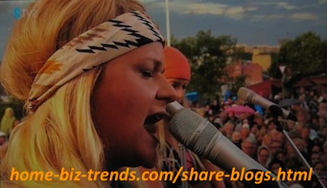 home-biz-trends.com - Share Blogs: Swedish Blond Singing in One of the Swedish Song Festivals!