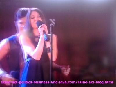 Eddie Duran (Cody Longo) Danced and his Love Loren Tate (Brittany Underwood) Did the Duet Singing One of his New Songs with him in Hollywood Heights.