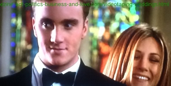 Videotaping Weddings: Jay Mohr and Jennifer Aniston in Picture Perfect