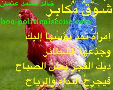 home-biz-trends.com/wakening-of-the-phoenix.html - Wakening of the Phoenix: "Arrogant Yearning" by Sudanese poet, Sudanese journalist Khalid Mohammed Osman on beautiful hen.